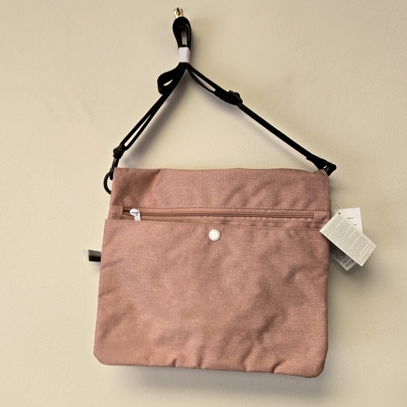 Annelo 2-way foldable shoulder bag Nude Pink - Picture 6 of 14